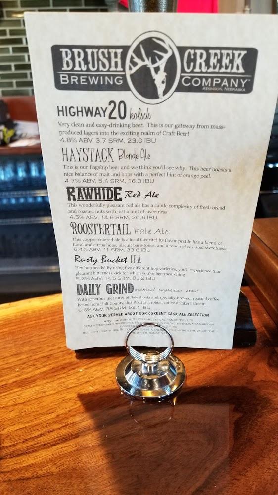 Brush Creek Brewing Company Menu image 2